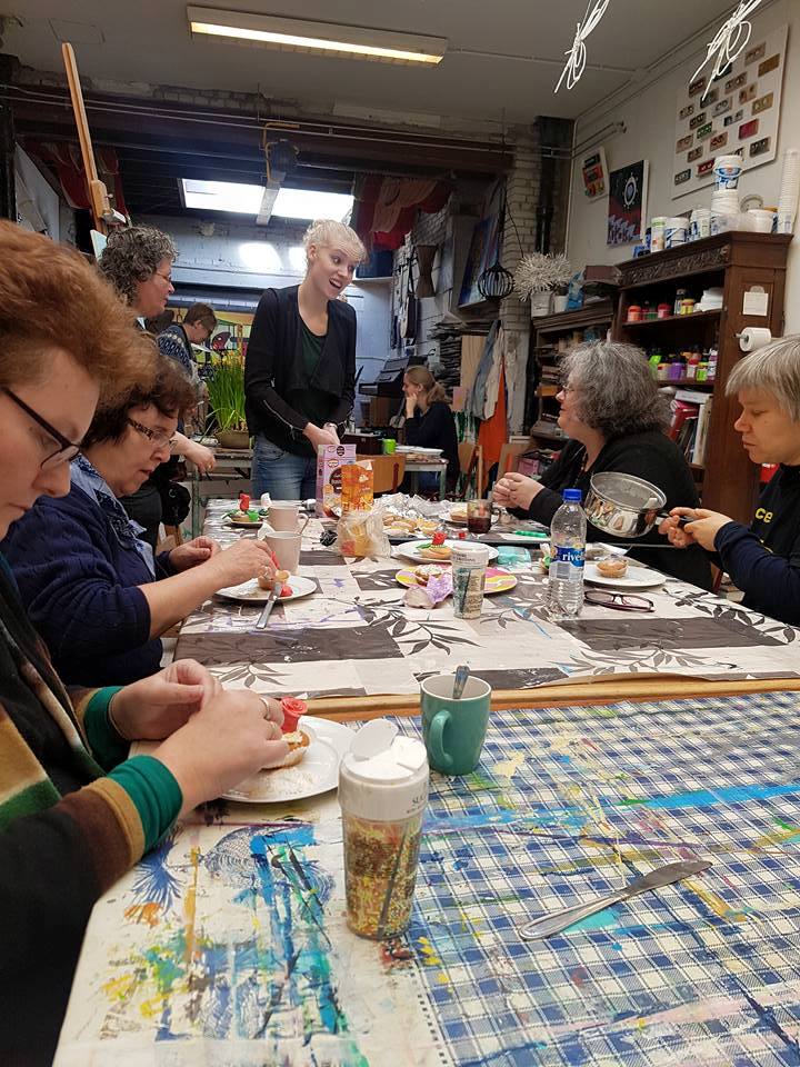 Atelier Totem Cupcakes en schilderen
